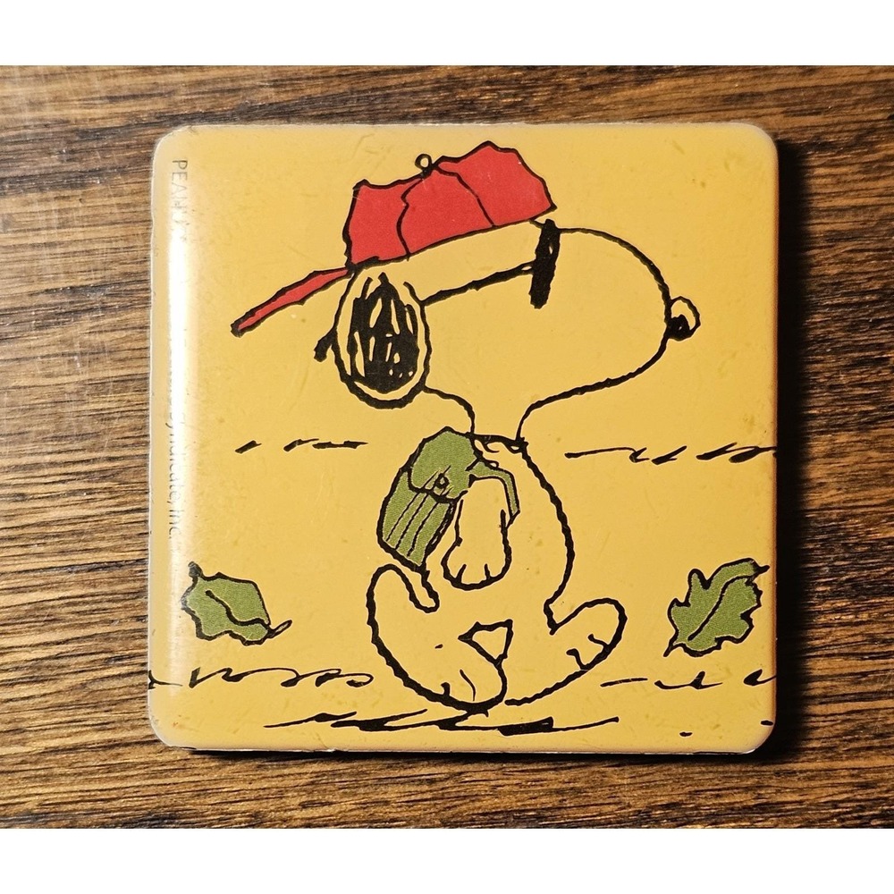 1965 Snoopy Joe Cool Magnet - Very Rare! - 2x2" - United Features Syndicate Inc.